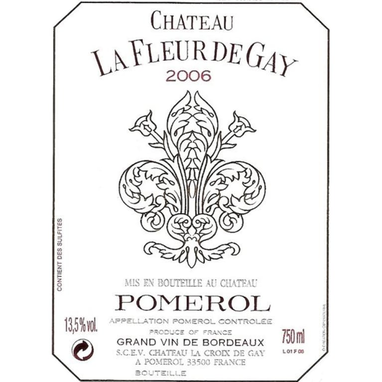 La Fleur De Gay, Bordeaux, Pomerol, France, AOC