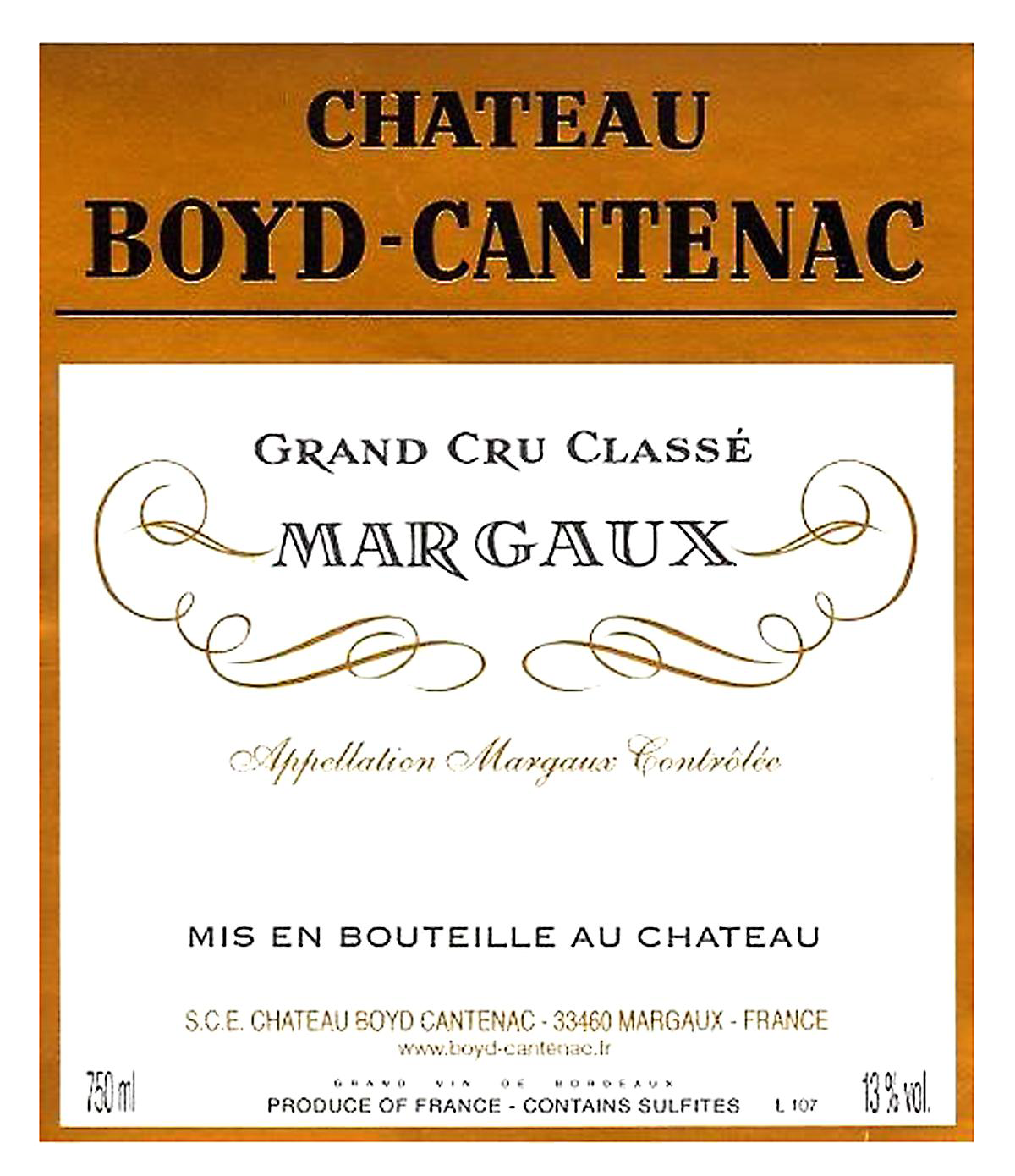 Boyd Cantenac, Bordeaux, Margaux, France, AOC, 3eme Cru Classe