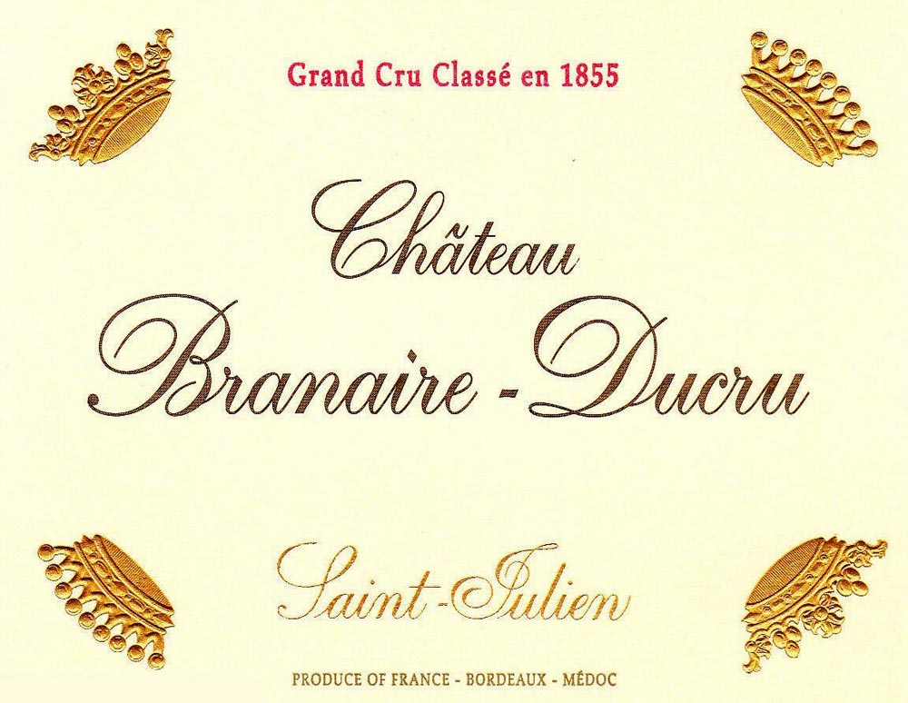 Branaire Ducru, Bordeaux, Saint Julien, France, AOC, 4eme Cru Classe