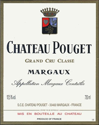 Pouget, Bordeaux, Margaux, France, AOC, 4eme Cru Classe