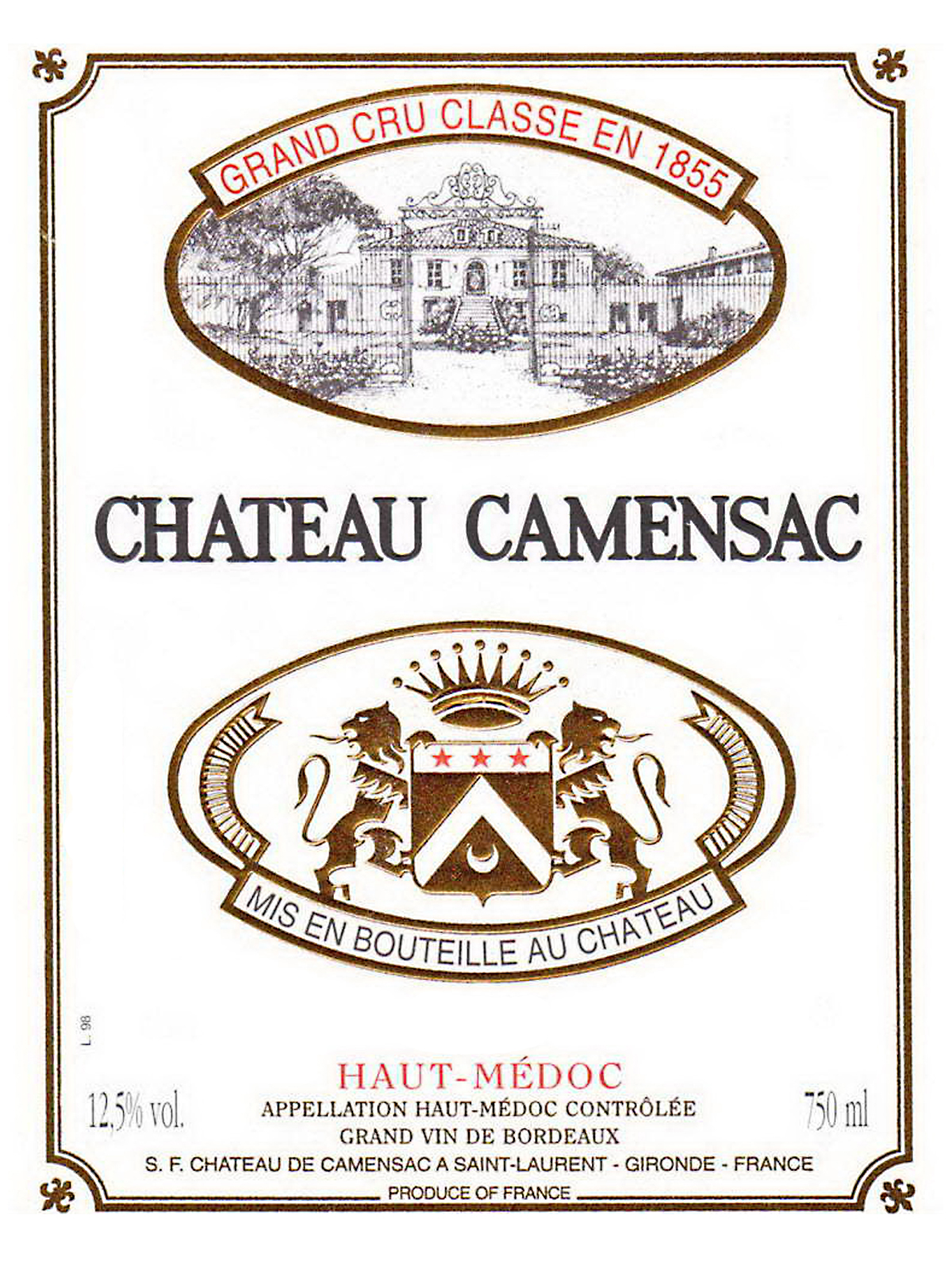 Camensac, Bordeaux, Haut Medoc, France, AOC, 5eme Cru Classe