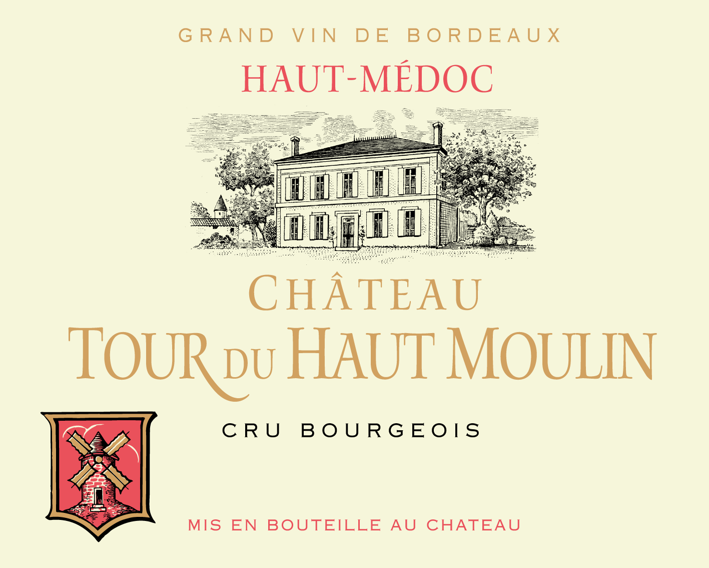 Tour Haut Moulin, Bordeaux, Haut Medoc, France, AOC, Cru Bourgeois